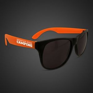 Neon Look Sunglasses w/Orange Arms