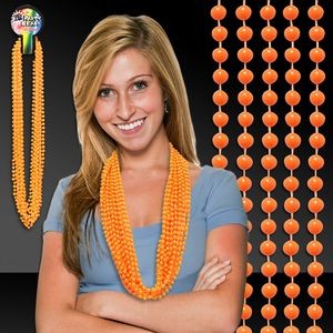 33" Orange Beads