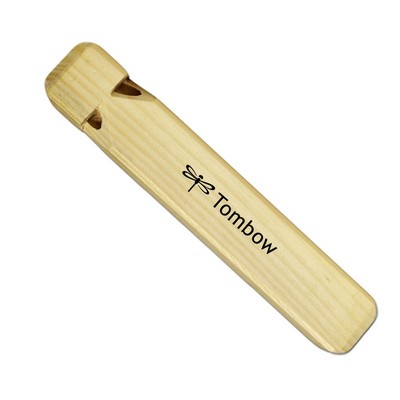 7 1/2" Pad Printed Wooden Train Whistle
