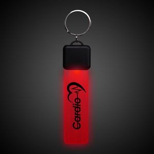 Pad Printed Red LED Key Chain