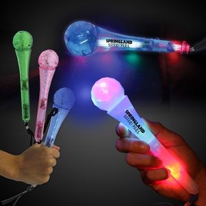 9" Light Up Multi-Color Toy Microphone