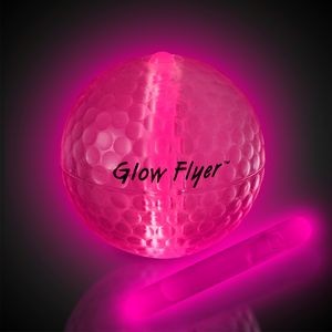 Pink Glow Flyer Golf Ball Replacement Mini Glow Sticks