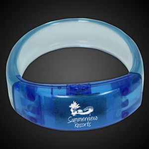 8" Blue Light Up Bangle Bracelets