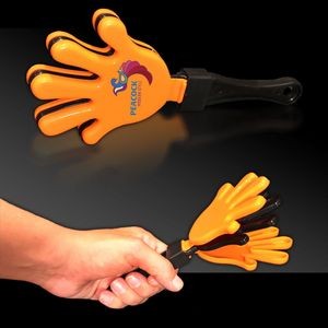 7" Digi-Printed Orange & Black Hand Clapper