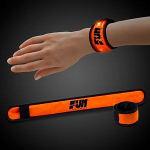 14" Orange LED Slap Bracelet