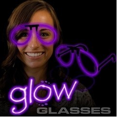 Purple Glow Eyeglasses