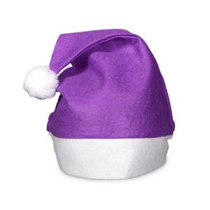 Purple Felt Santa Hat(Blank)