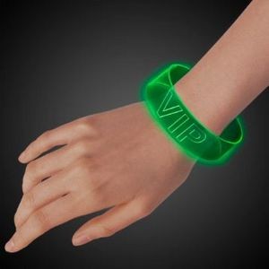 Green Pad Printed LED Magnetic Bracelet