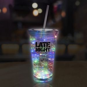 16 Oz. Multi Color String Light LED Cup