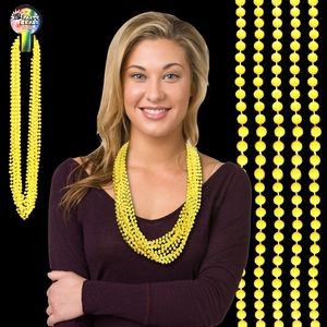 33" Yellow Beads