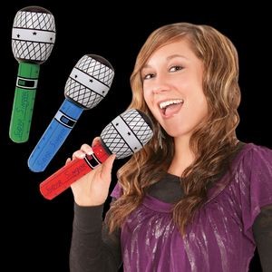 10" Inflatable Neon Microphone