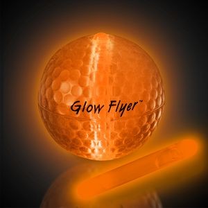 Orange Glow Flyer Golf Ball Replacement Mini Glow Sticks