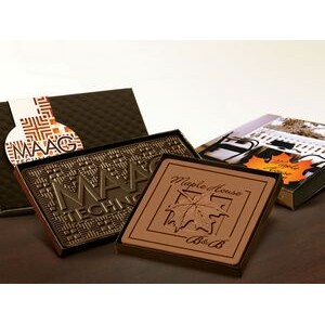 Midsize Chocolate Bar w/Custom Imprinted Band (4
