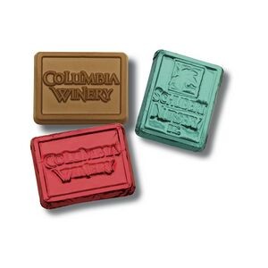 Foil Wrapped Chocolate Rectangle (1 1/2"x 2")