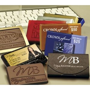 Chocolate Business Card in Digital Printed Box (2"x3")