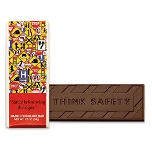 Safety Is Knowing the Signs Chocolate Bar