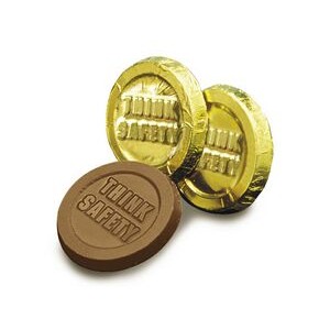 Think Safety Chocolate Coin