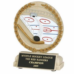 Cast Stone Medal Hockey Trophy