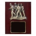 The Bravest Fire Fighter on Piano Finish Plaque (10
