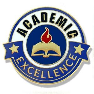 1" Academic Excellence Lapel Pin