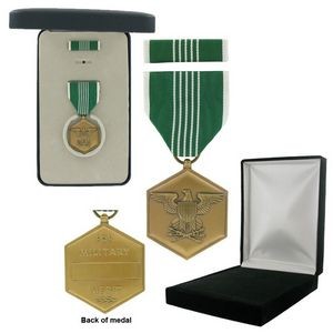 Army Commendation Military Medal & Ribbon Drape
