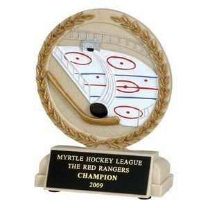 Hockey Stone Resin Trophy (5½" x 4½")