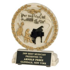 Musician Cast Stone Trophy (5½" x 4½")