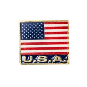 USA Flag Stock Design Lapel Pin