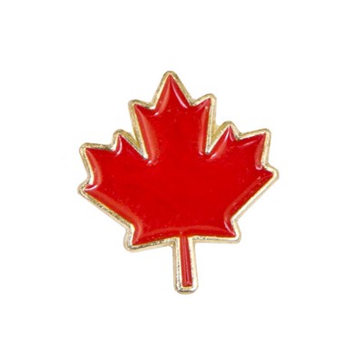 Maple Leaf Stock Design Lapel Pin