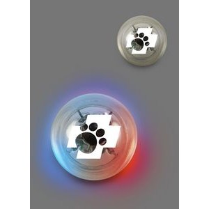 Blue/Red LED Clear Blinking Balls