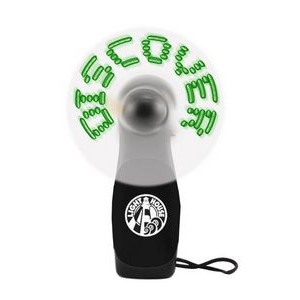 Green LED Deluxe Lighted Message Fan