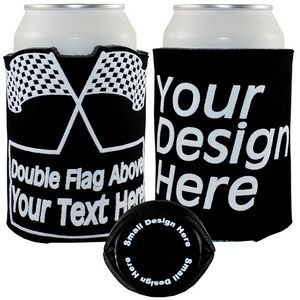 Crazy Frio™ Double Checker Flag Beverage Holder