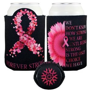 Crazy Frio™ Cancer Ribbon Beverage Holder (4CP/Dye Sublimation)