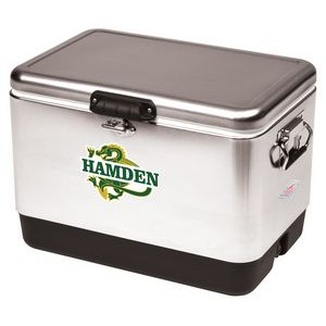 Coleman 54 Quart Steel Belted® Cooler - stainless steel