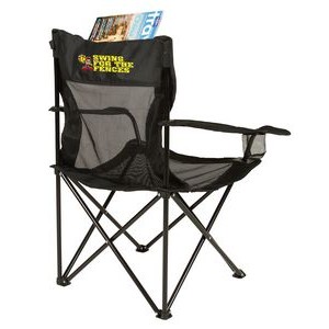 Coleman Mesh Quad Chair - black