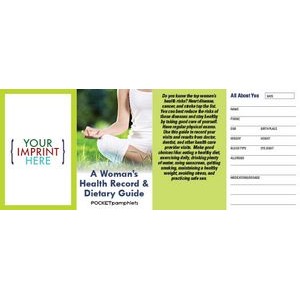 Woman's Health Record & Dietary Guide Pocket Pamphlet