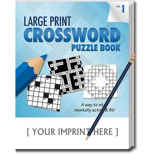 LARGE PRINT Crossword Puzzle Pack Set - Volume 1