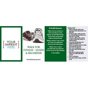Walk For Fitness - Guide & Recorder Pocket Pamphlet