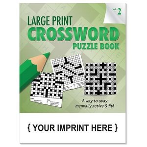 LARGE PRINT Crossword Puzzle Book - Volume 2