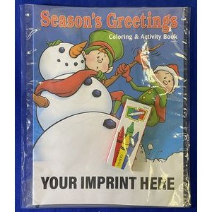 Season's Greetings Coloring Book Fun Pack