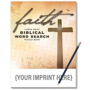 LARGE PRINT Faith Word Search Puzzle Pack Set