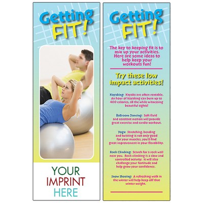 Getting Fit Bookmark