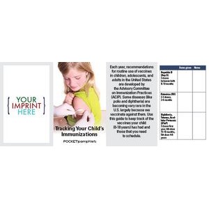 Tracking Your Child's Immunizations Pocket Pamphlet