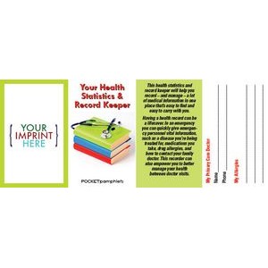 Your Health Statistics & Record Keeper Pocket Pamphlet