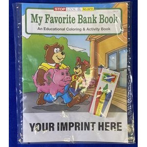 My Favorite Bank Book Coloring Book Fun Pack