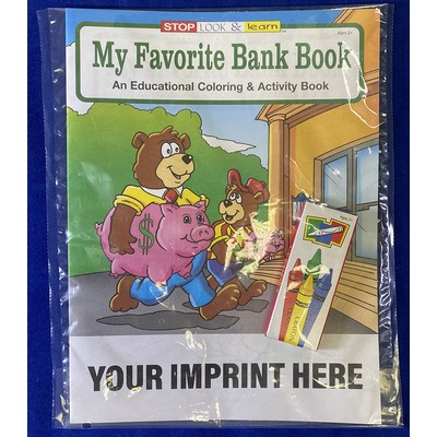 My Favorite Bank Book Coloring Book Fun Pack