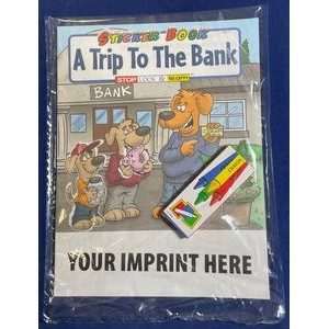 A Trip to the Bank Sticker Book Fun Pack