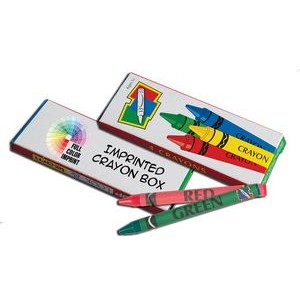 Crayons - 4 Pack Box - Blank