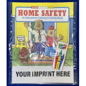 Home Safety Coloring Book Fun Pack