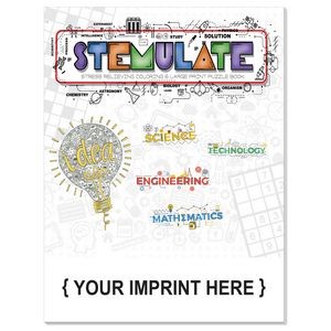 STEMulate - Adult Coloring and Puzzle Book Combo